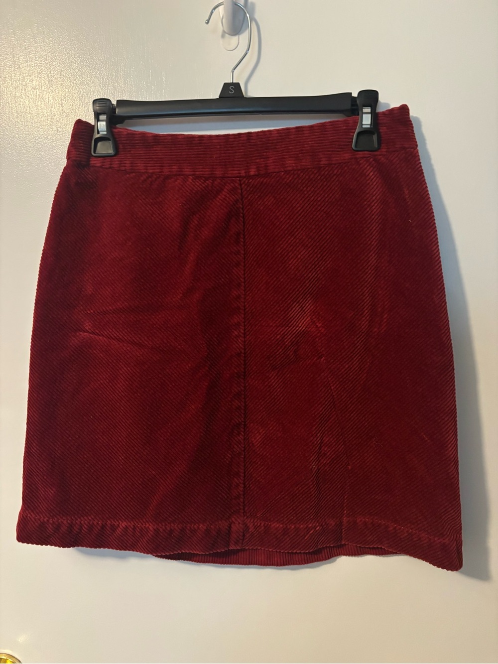 Loft Corduroy Taylor Swift Style Quiet Luxury Rust Mini Skirt Size 2